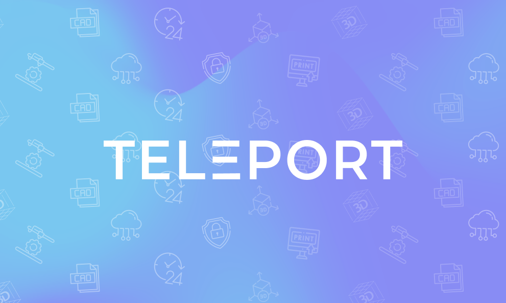 Teleport : Online marketplace for 3D printable products