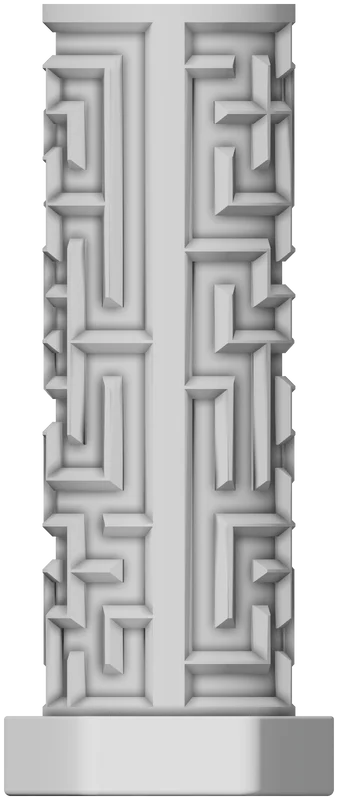Part 1, V1.2 22 mm - Bottom, 50 × 119 mm
