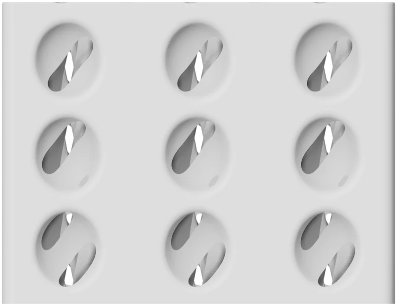 Part 1, Tic-tac-toe-board, 83 × 64 mm