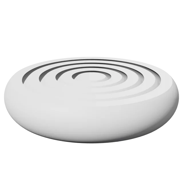 Fidget Toy! – 360° preview, front view, drawn from the designer's file