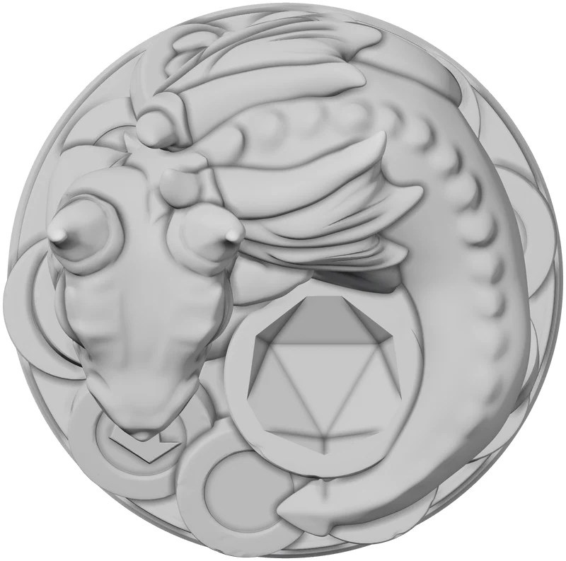 Part 2, Coins - Lid, 69 × 68 mm