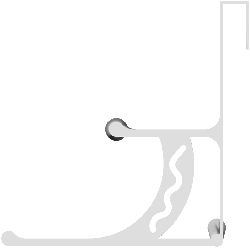 Part 1, Garbage handle right, 208 × 207 mm