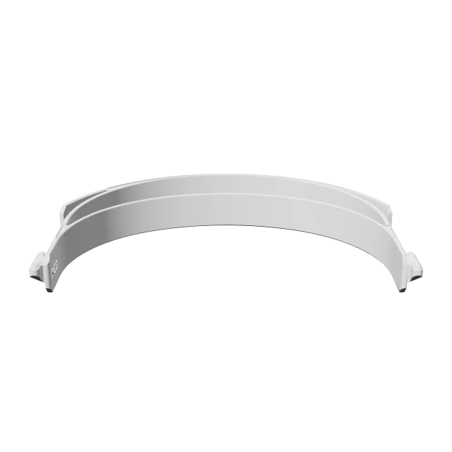 Prusa Face Shield – 360° preview, front view, drawn from the designer's file