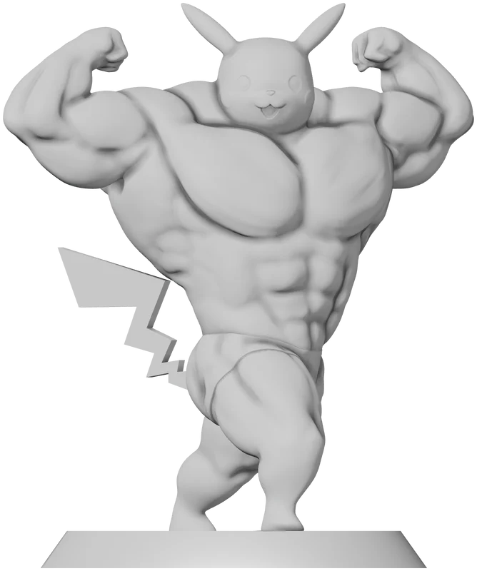 Part 1, Swolepikachu full, 107 × 129 mm