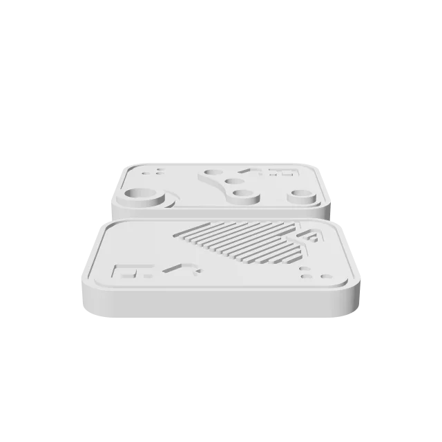 Ace Card Shuffle Fidget – 360° preview, front view, drawn from the designer's file
