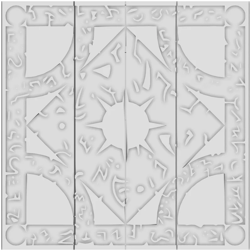 Part 1, Puzzle Cube v3 all, 76 × 76 mm