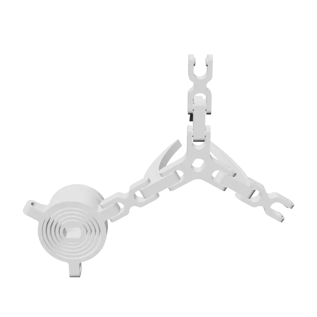 Fidget Mini Claw Machine – 360° preview, front view, drawn from the designer's file