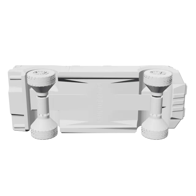 Print-in-Place Ford F-150 Raptor 2021 – 360° preview, front view, drawn from the designer's file