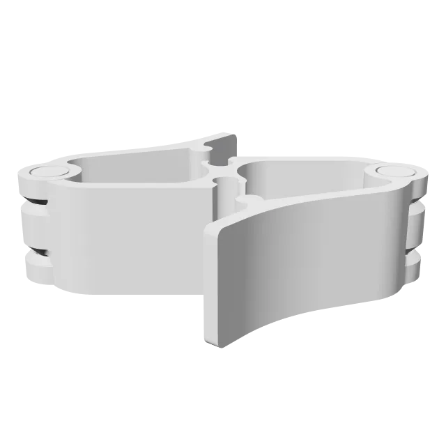 Cable Organizer (Large Version) – 360° preview, front view, drawn from the designer's file