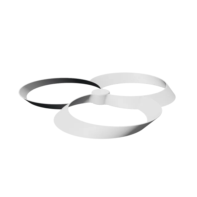 Toroidal Flying Propeller – 360° preview, front view, drawn from the designer's file