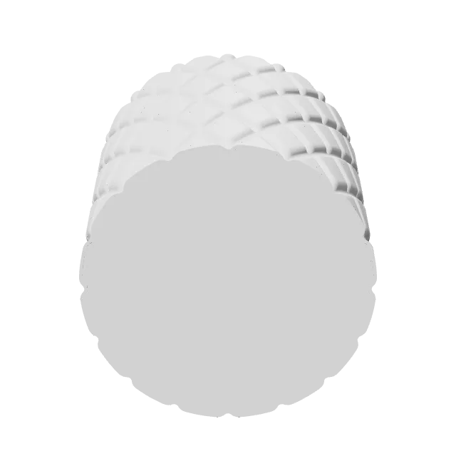 Big Diamond Pattern Planter – 360° preview, front view, drawn from the designer's file