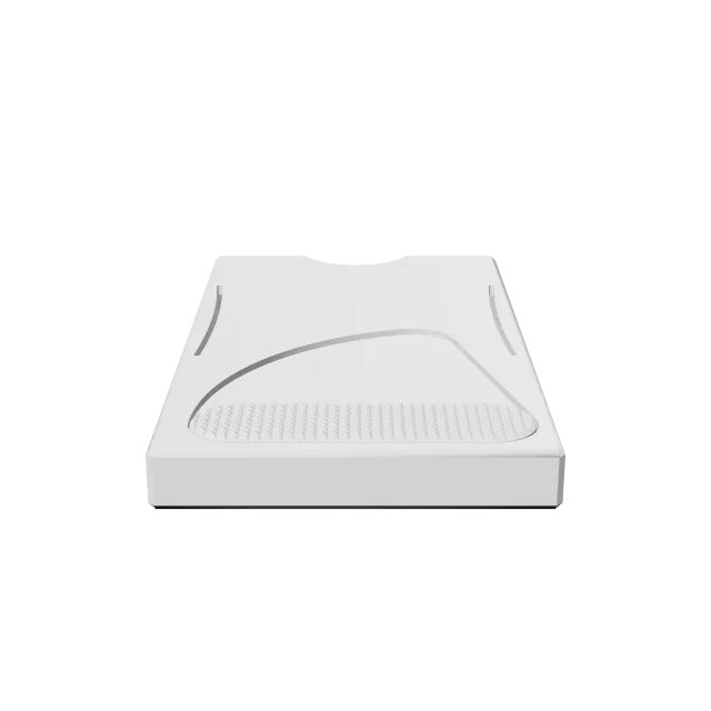 Cascade Card Wallet (Print-in-Place) – 360° preview, front view, drawn from the designer's file
