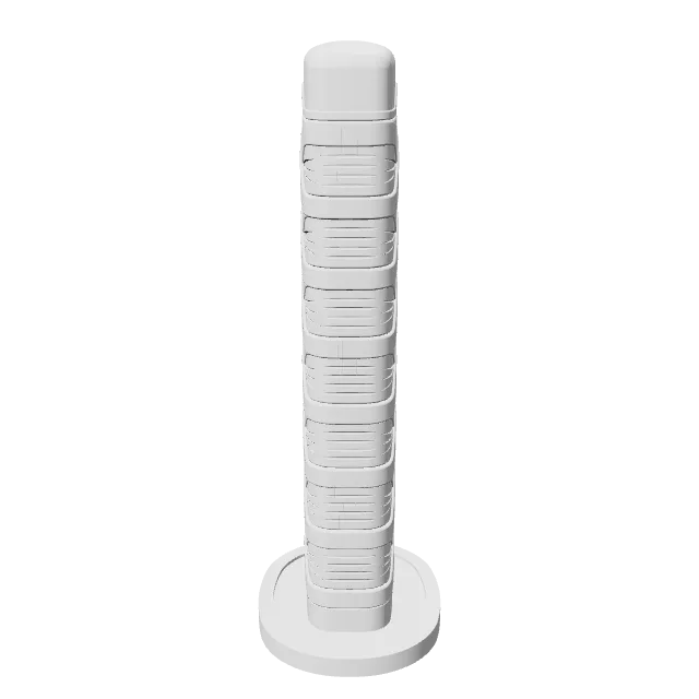Wado Ichimonji Print-in-Place Collapsing Sword – 360° preview, front view, drawn from the designer's file
