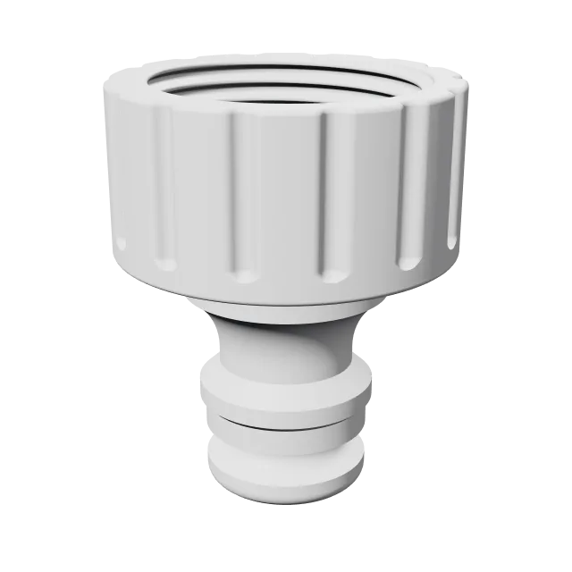 Garden Hose Quick Connector – 360° preview, front view, drawn from the designer's file