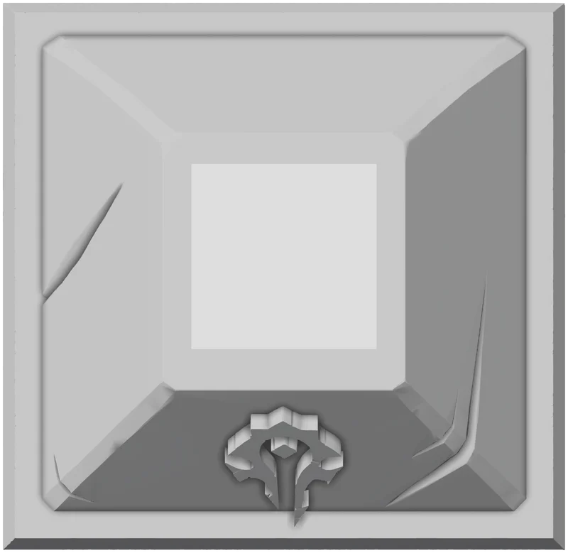 Part 2, Base, 61 × 60 mm