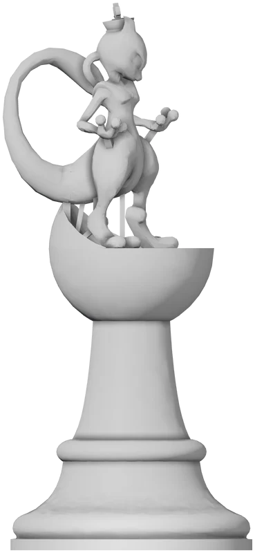 Part 1, Mewtwo king, 33 × 73 mm