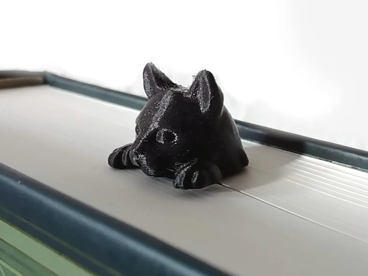 Peeking Cat Bookmark – view 2