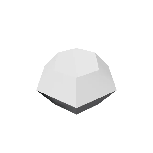 Rupee – 360° preview, front view, drawn from the designer's file