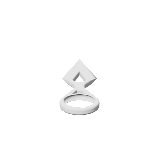 Kunai Fidget Spinner – 360° preview, front view, drawn from the designer's file