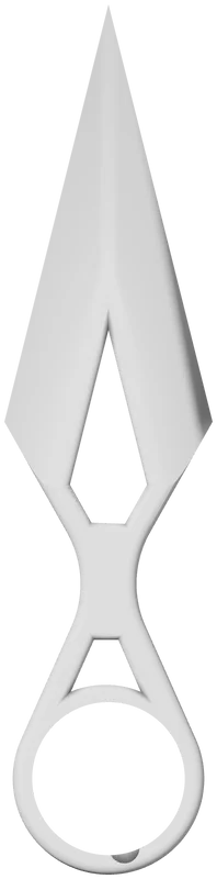 Part 1, Kunai body, 40 × 167 mm
