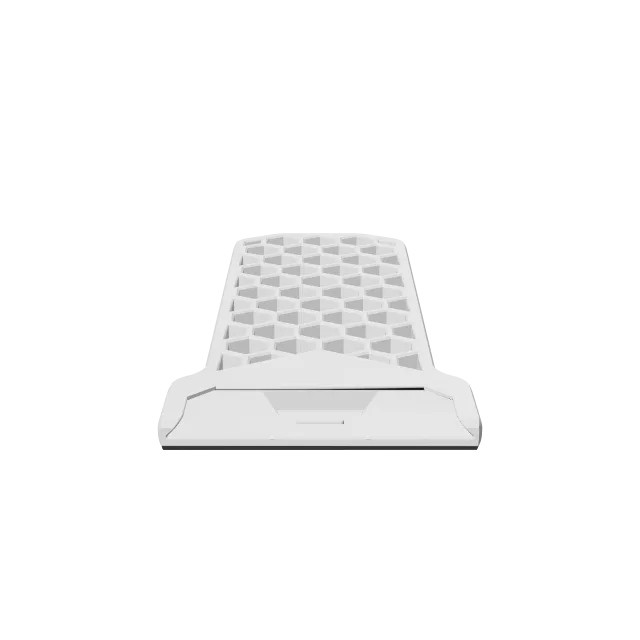 Optimized Bed Scraper XL – 360° preview, front view, drawn from the designer's file