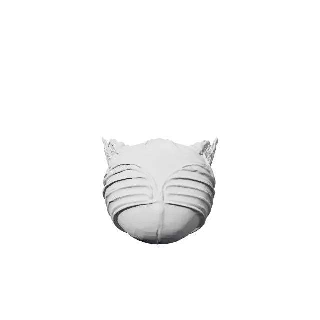 Golden Snitch, Harry Potter – 360° preview, front view, drawn from the designer's file