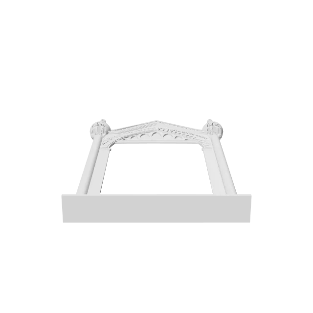 Harry Potter Mirror of Erised – 360° preview, front view, drawn from the designer's file