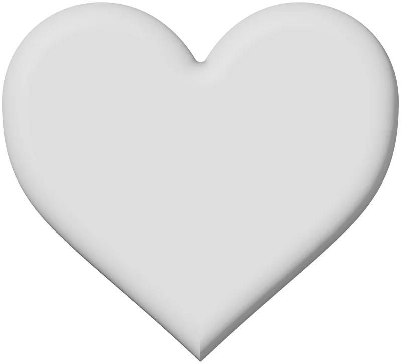 Part 3, Heart, 14 × 13 mm