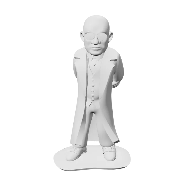 Morpheus – 360° preview, front view, drawn from the designer's file
