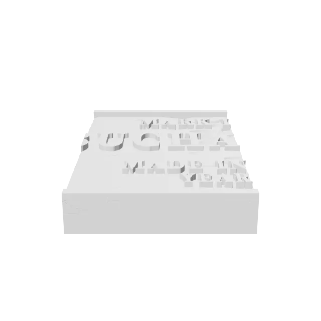 The Matrix - Nebuchadnezzar Placard – 360° preview, front view, drawn from the designer's file