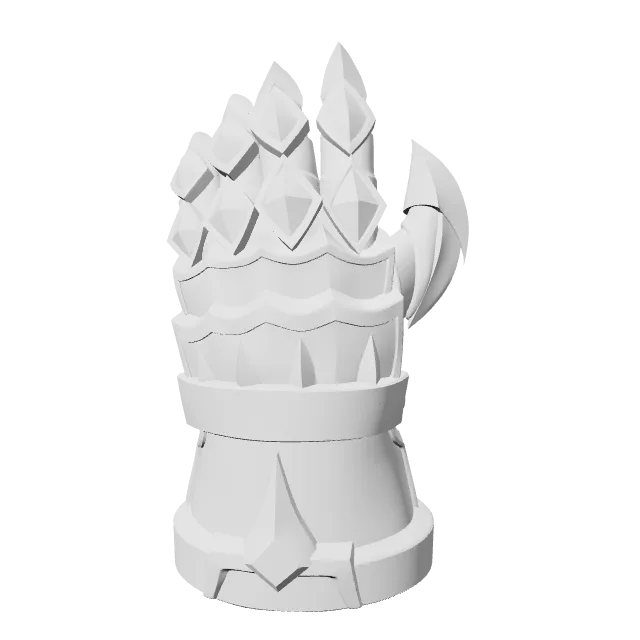 Sterak's Gage - League of Legends – 360° preview, front view, drawn from the designer's file