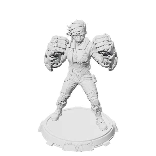 VI – Arcane – 360° preview, front view, drawn from the designer's file