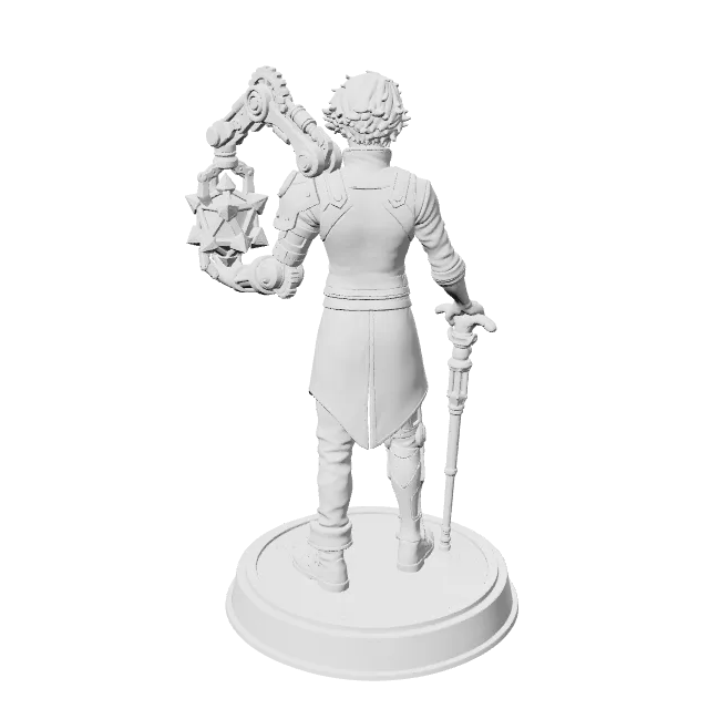 Viktor – Arcane – 360° preview, front view, drawn from the designer's file