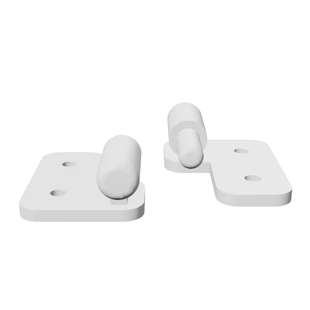 Lift-Off Hinge – 360° preview, front view, drawn from the designer's file