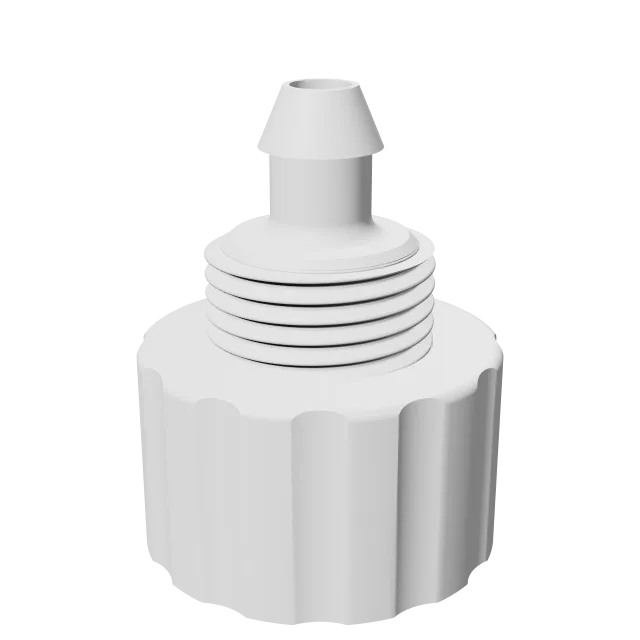Garden Hose Barb Adapter – 360° preview, front view, drawn from the designer's file