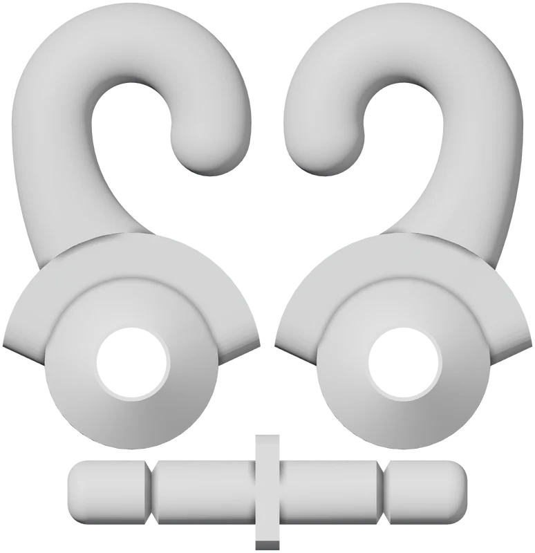Part 3, MOKO pulleyhook, 26 × 27 mm