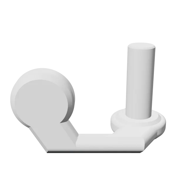 Gear Fidget – 360° preview, front view, drawn from the designer's file
