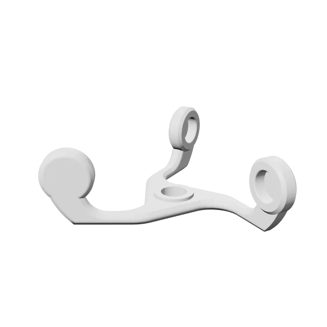 Gear Fidget Spinner – 360° preview, front view, drawn from the designer's file