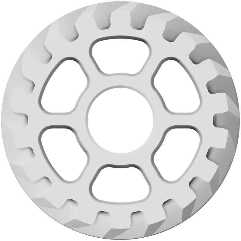 Part 1, External-gear-3x, 30 × 30 mm