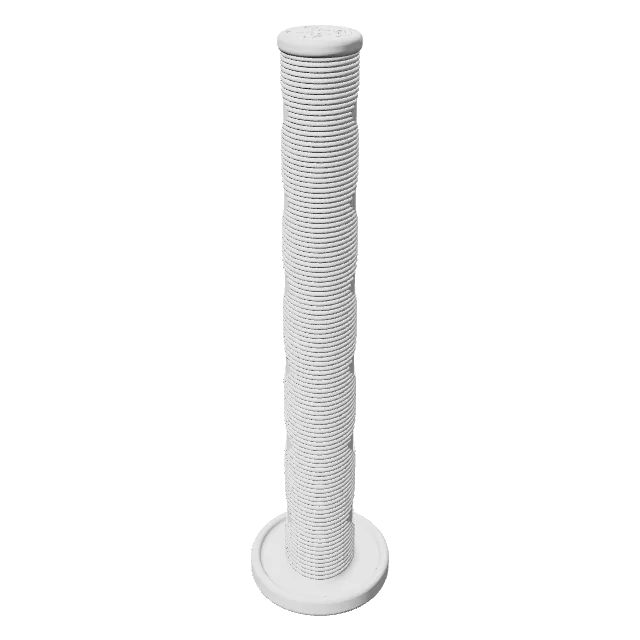 Collapsing Katana (Print in Place) – 360° preview, front view, drawn from the designer's file