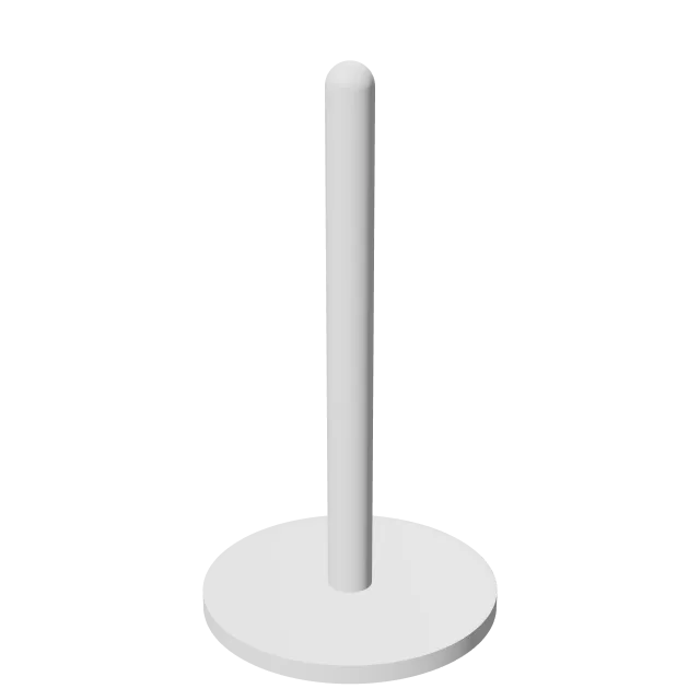 Mini Ring Toss Game – 360° preview, front view, drawn from the designer's file