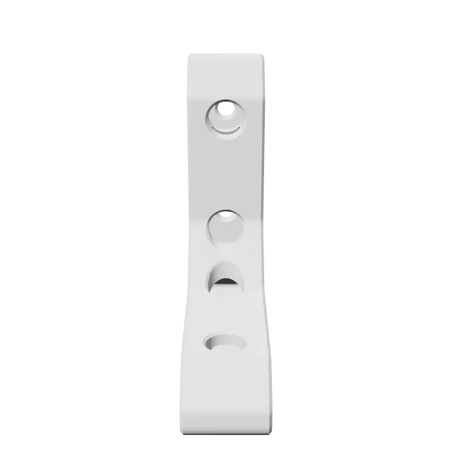 Strong Corner Bracket – 360° preview, front view, drawn from the designer's file