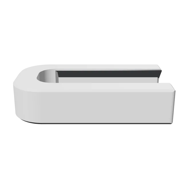 Universal Wall Mount – 360° preview, front view, drawn from the designer's file