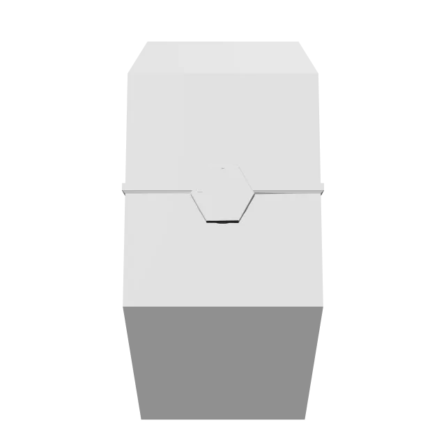 Wall-Mounted Drybox – 360° preview, front view, drawn from the designer's file