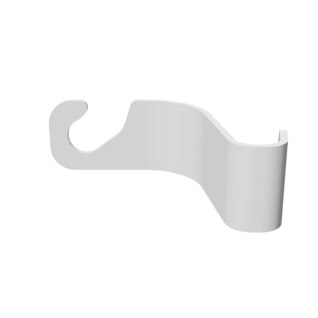 Car Seat Hook – 360° preview, front view, drawn from the designer's file