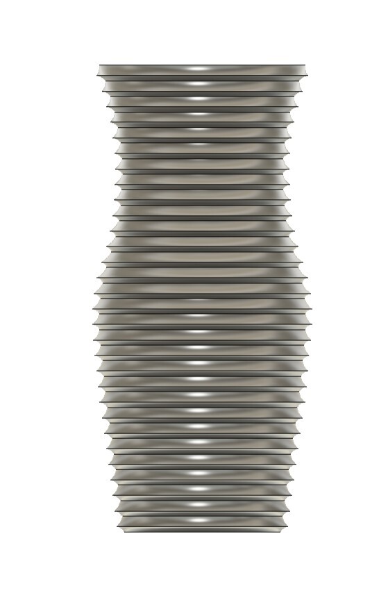 Modern beveled vase