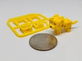 Minecraft Ocelot Mini Figure Kit Card Keychain – thumbnail 1