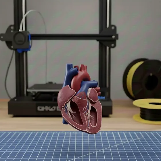 Human Heart Anatomy Model