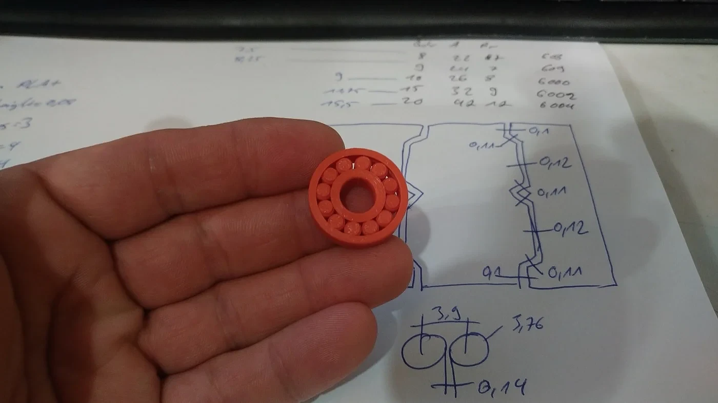 Print-in-Place Roller Bearing Set – view 5