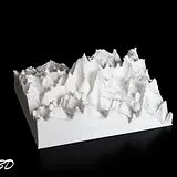 3D Map - Everest, Himalayas – thumbnail 1